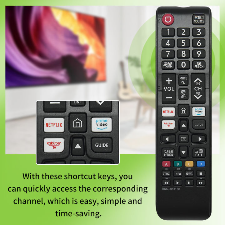 BN59-01315B Replaced Remote fit for Samsung TV UE43RU7175 UE49RU7105 UE49RU7175 7 Series UE50RU7105 UE55RU7175 UE55RU7105 UE50RU