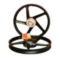 Motorcycle Honda cg125 self/ classic  Alloy rims ( Big hub / imported quality black Trs black polished wheel rims ). 