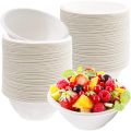 Disposable Paper Bowls Biodegradable Paper Bowls Family Party Picnic Soup Fruit Appetizers Desserts Household Food Containers. 