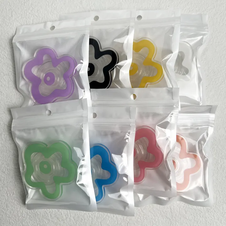 4mm%20Acrylic%20Solid%20Color%20Transparent%20Flower%20Mobile%20Phone%20Holder%20Creative%20Lazy%20Desktop%20Support%20Back%20Sticker%20Mobile%20Phone%20Ring%20-%20Image%206