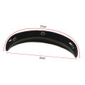 Universal Black 3-Snap Motorcycle Helmet Peak Lens Open Face Sun Shade Visor Shield. 