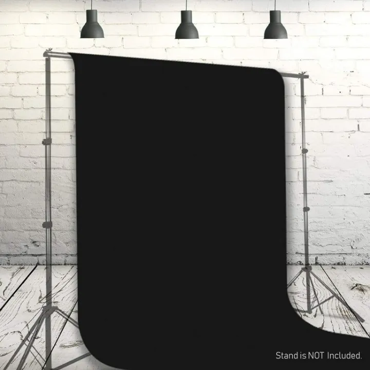Black Screen 5x7 feet Backdrop Background For Photography without stand