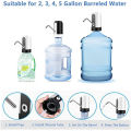 Usb Charge Portable Water Dispenser Electric Pump For 5 Gallon Bottle With Extension Hose Barreled Tools. 