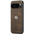Business Retro Sheep Skin PU Leather Phone Case For Google Pixel 10 9 Pro XL 9A 8A 7A 6A Pro Solid Color Skin Feel Protect Cover.