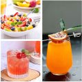 Sword  Shape Fruit Sticks Cocktail Pick Stainless Steel Bar Tools Drink Stirring Sticks Martini Picks Party Wedding Accessory. 