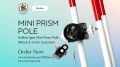 SOKKIA type MiNi PRISM POLE 0.MM For TOTAL STATION. 