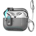 2025 For AirPods Pro 3 Case with Secure Lock & Lanyard For AirPods Pro3 Case Protective Cover with Phone Stand For AirPods Pro 3.