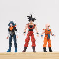 Hot-blooded Super Anime Action Figures Set - Son Goku Son Gohan Vegeta Frieza - Collectible Assembly Model Toys  for Kids. 