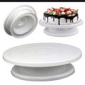 11 inch High quality Rotating Cake Turntable Cake Creem icing Scraper Set, Stainless Steel Cake, Cake Decorating Turn table. 