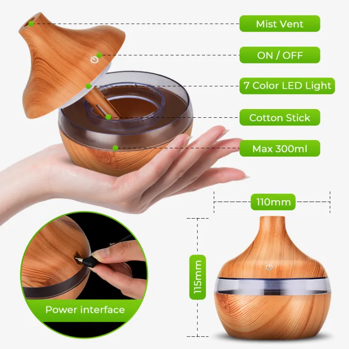 Home%20Wood%20Grain%20Air%20Humidifier%20Purifier%20Aroma%20Diffuser%20USB%20Ultrasonic%20Cool%20Mist%20Sprayer%20Essential%20Oil%20Fragrance%20-%20Image%202