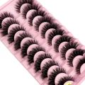 New 10 Pairs 3D Faux Mink Lashes Faux Mink Fluffy Lashes Soft Full Thick Wispy Eyelash Dramatic False Eyelashes Makeup Tools. 