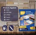 5 pcs Vacuum Storage Bags,for Bedding,Pillows,Towel,Clothes Space Saver ​Travel Storage Bag,With Hand-Pump,Vacuum Bag Package. 