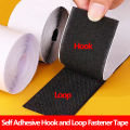1/3/5 Meter Strong Self Adhesive Hook & Loop Tape Double Sided Heavy Duty Sticky Strap Fastener 20-50 mm for DIY/Craft/Clothing. 