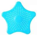 Silicone Rubber Five-pointed Star Sink Filter Sea Star Drain Cover Sink Strainer Leakage Filter for Kitchen and Bathroom. 