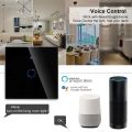 Smart Light Switch WiFi Touch Sensor Switch work with Tuya Smart Life App Control No Neutral Wire 220V For Alexa  Home. 