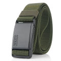 MEDYLA New Nylon Belt Metal Magnetic Buckle Adjustable Belts For Men Military Combat Elastic Belts High Quality Wear-resistant. 