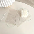 Acrylic Cloud-Shaped Coaster - Heat-Resistant, Non-Slip Drink Mat for Coffee & Tea Cups, Perfect for Dining & Living Room Decor. 