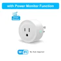 Tuya Smart Wifi Zigbee Plug US Standard Wireless Outlet 16A Remote Control Smart Home Appliances Work With Alexa  Home. 