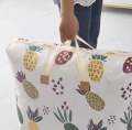 Non Woven Fabric Clothes Storage Bag Pineapple Pattern Quilt Storage Bag For Home Size 72 x 40 CM. 