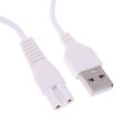 1 Pcs 80cm Usb Cable Charging Line Copper Line Hole Suit 5v Flashlight Shaver Hair Clipper Wire Single Hole 1.8. 