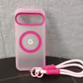 Wrist Strap Matte Transparent Candy Color Magnetic Phone Case for Google Pixel 10 9 Pro XL 8A Wireless Charging ShockProof Cover.