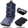 Fishing Tackle Box 10 Compartment Lure Hook Storage Case Double Sided Fishing Tool Organizer Multifunctional Bait Containe.