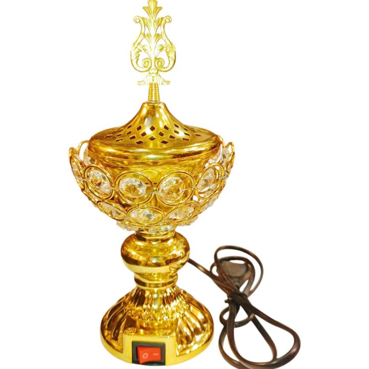 Electric%20Bakhoor%20Loban%20Burner%20Metal%20Crystal%20Design%20-%20Image%203