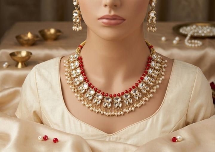 Malti%20colour%20metal%20gold%20plated%20necklace%20set%20for%20women%20-%20Image%203