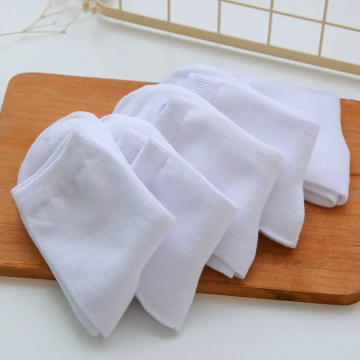 5-Pack%20Kids%20Socks%20Cotton%20Blend,Crew%20Socks%20for%20Boys%20and%20Girls,%20Comfy%20Breathable,%20Solid%20Color,%20School%20White%20Children%20Socks%20-%20Image%205