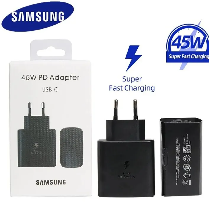 Samsung Original 45W Charger 🔌 | Super Fast USB-C Mobile Adapter ⚡ ...