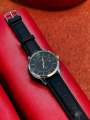 New fashionable stainless kalbor date Movement stylish watches for men's. 