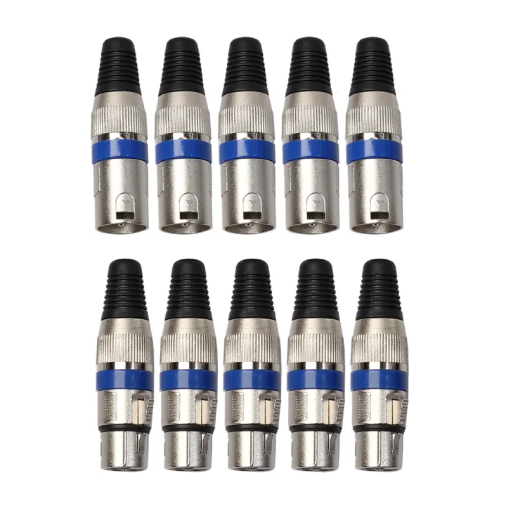 5%20Pairs%20XLR%203%20Pin%20Female%20MIC%20Jack%20Plug%20Audio%20Microphone%20Cable%20Connector%20Blue%20NG4S%20-%20Image%202
