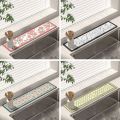 Diatomite Faucet Draining Mat Splash Non-Slip Drying Mat Convenient Multi-function Countertop Protector.