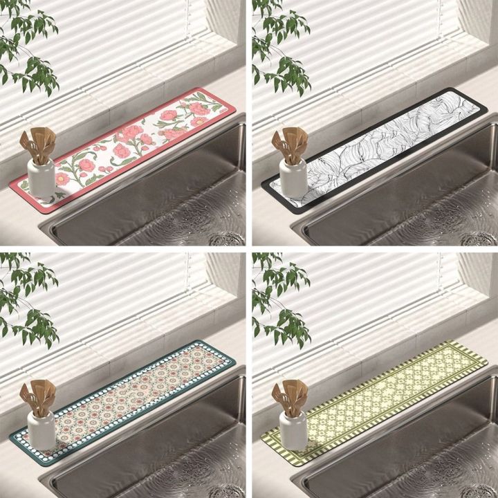 Diatomite%20Faucet%20Draining%20Mat%20Splash%20Non-Slip%20Drying%20Mat%20Convenient%20Multi-function%20Countertop%20Protector%20-%20Image%205