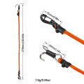 1/18 Scale Crawler Kinetic Winch Strap Tie Down Straps Rescue Trailer Hook for TRX4M Bronco SCX24 Power Wagon FCX24 K5 Enduro24. 