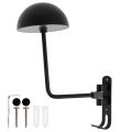 New Motorcycle Helmet Rack 180° Rotation Wall Mounted Helmet Storage Holder Alloy Helmet Hanger Stand Hook for Bicycle Helmets.