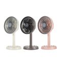 JY SUPER Jy-2218 professional rechargeable portable mini table fan strong wind left to right oscillating angle 45 degrees AC/ DC.