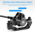 TANKE MT200 Bike Hydraulic Disc Brake MTB Brake BL BR 800/1600mm Bicycle Brake 2 Piston 3 Finger Steel Lever Bike Parts Upgrade. 
