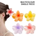 Large 8 cm Hair Clip Flower Claw pack of 2 and pack of 1 | Stylish Anti-Slip Women’s Hair Accessory | Durable Plastic Headwear for Summer Daily Use multi pack. 