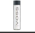 Voss mineral water still 375ml glass bottle. 