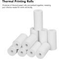 Printable Paper Rolls Mini Printer Paper Thermal Label 3/9/20 Rolls 57 X 25mm White Printable Heat Sensitive Thermal Paper Rolls. 