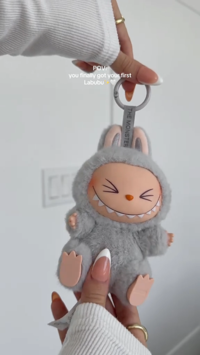 Labubu Doll Birthday Gift Cartoon Character Toy Action Figure Labubu, Random Design Figures Collectible Toys Home Decorations, labubu Keychain | Soft & Cuddly Doll