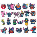 8-22Pcs Disney Stitch Shoe Charms Cartoon DIY Shoes Accessories For Clogs Sandals Decorations Kids X-mas Gifts. 