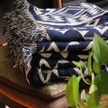 90x90cm Bohemian Plaid Blanket with Tassel for Sofa Bed Decorative Blankets Cotton Sofa Cover Throw Blanket. 