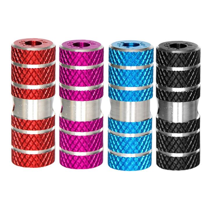 1 Pair Bike  Pedals Axle Foot Rest Pegs  Anti-Slip Aluminum Alloy Bicycle Pegs For  Mountain Bike Cycling Rear  Stunt Pegs Fit