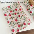 10/20pcs Strawberry Pattern Tissue Paper  Wrapping Paper Party Birthday Decoration Paper DIY Flower Wrapping Paper. 