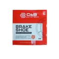 C&B Brake Shoe Set For Motorcycle Compatible With Bajaj Pulsar 150/180/200/135(Rear) / Bajaj Caliper ( F & R) / Bajaj Chroma / Bajaj Wind (F & R) / KB 100(Rear) / Discover 110/125/135 (Rear) / Avenger 180/150 (Rear) / KB 100/125 (Front). 