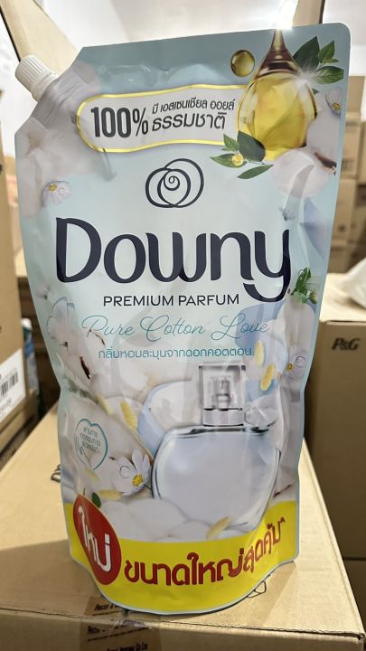 Downy%20Downy%20Fabric%20Softener,%20Concentrated%20Formula,%20Cotton%20Flower%20Scent,%201%20Liter,%201%20Bag%20-%20Image%203