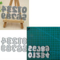 number letter happy birthday metal cutting dies mold Scrapbook paper craft knife mould blade punch Embossing stencils Template.