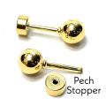 3Pairs Flat Screw Back Ball Stud Earrings for Women, Tiny Ball Earrings with Confortable Flatback for Cartilage Helix Tragus Lobe Piercing. 